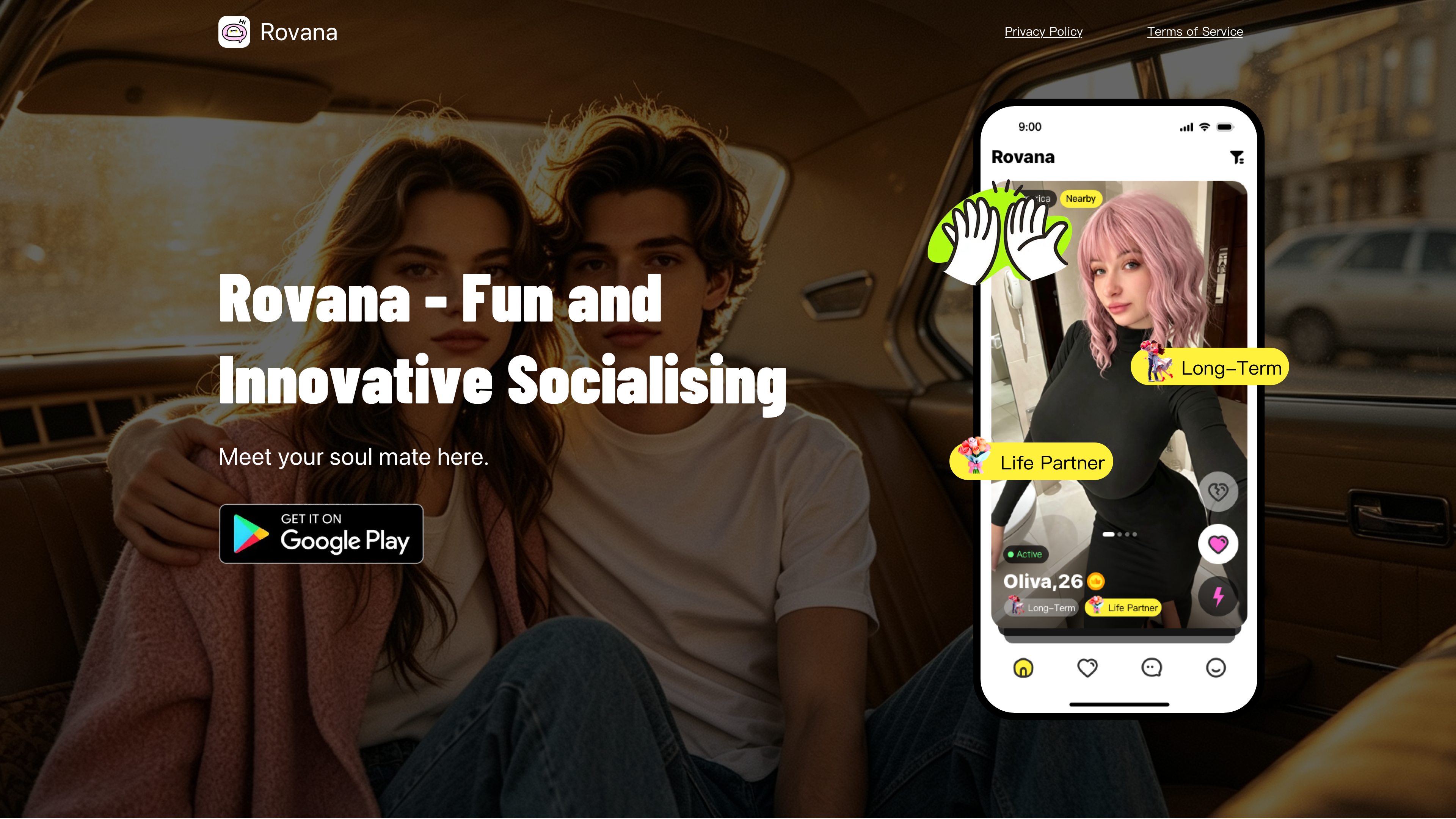 Rovana - Fun and Innovative Socialising